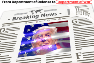Donald Tump - From Department of Defense to Department of War